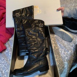 Coach Brand Leather Knee High Boots